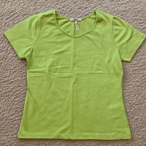 Rodier Lime Green T-Shirt - Size Medium